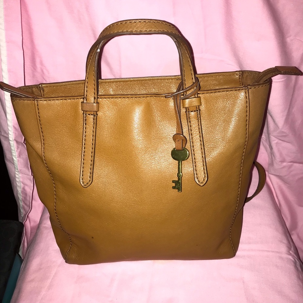 Fossil Convertible Camilla Leather Backpack Bag